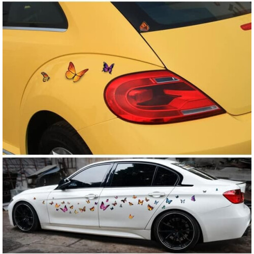 Butterfly Vinyl Car Sticker Waterproof 1pc 1