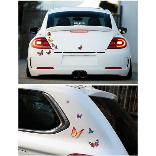 Butterfly Vinyl Car Sticker Waterproof 1pc 2