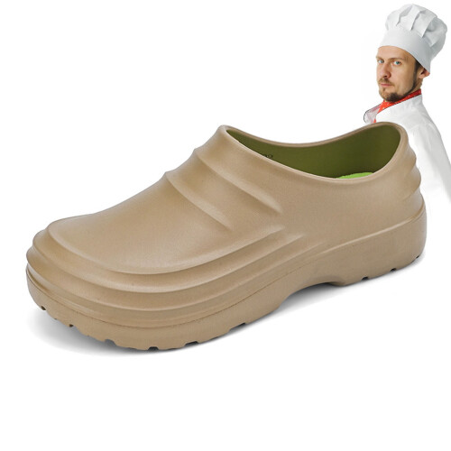 Chef Clogs Work Shoes Khaki Size 11.5 1