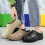 Chef Clogs Work Shoes Khaki Size 11.5 6