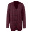 Cardigan da donna in maglia, verde, oversize con tasche 7