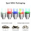 LED-ventilhætte til cykel, bil, motorcykel, 2 stk. 4