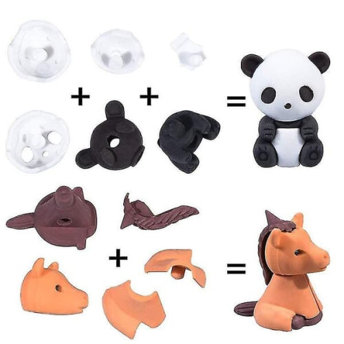 Animal Eraser Bulk Mini Pencil Erasers 50pcs 2