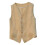 Dam V-ringad ärmlös bomullslinne beige XL 4