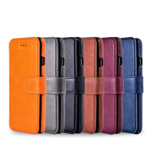 Samsung Galaxy S8+ wallet case grey 2