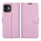 Smooth Wallet Case for iPhone 12 Rose Red 3