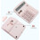 Pink Desktop Calculator 12-Digit LCD Display 2