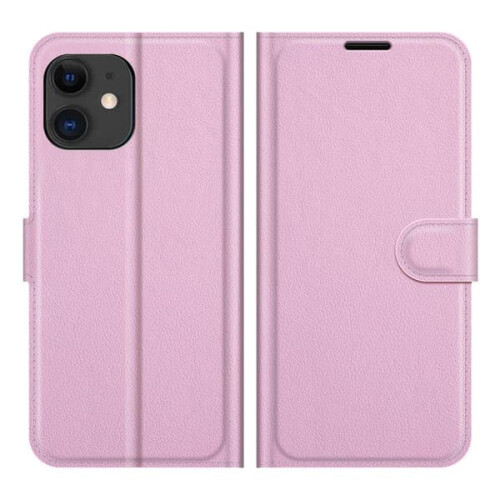 Smooth Wallet Case for iPhone 12 Red 2