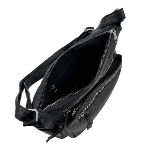 Black spacious shoulder bag 2