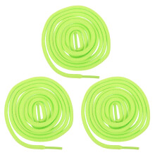 Polyester Shoelace for Sneakers Light Green 12x0.2 in 3