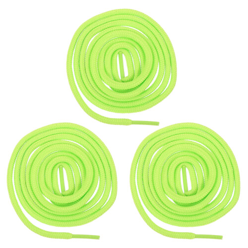 Polyester Shoelace for Sneakers Light Green 12x0.2 in 3