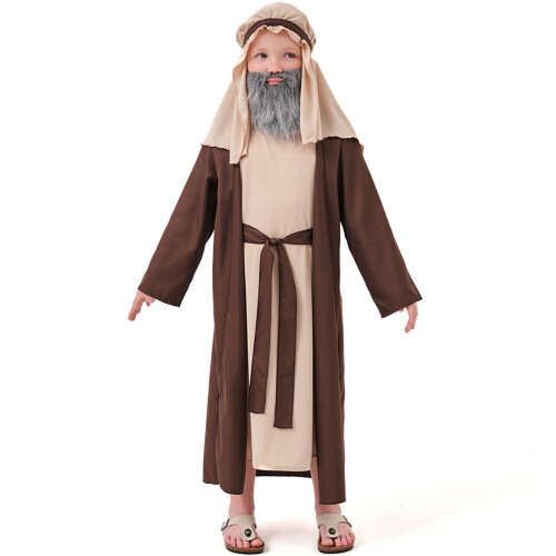 Ensemble marron décontracté pour Halloween pour garçons de 5 à 6 ans 2