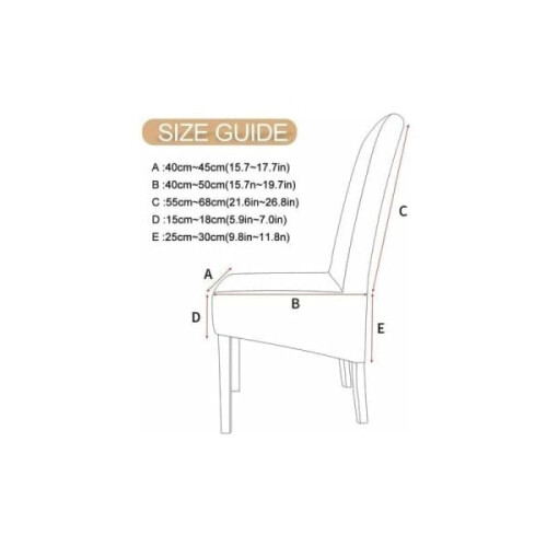 Microfiber Stretch Chair Covers 6-pack 1