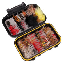Fly Fishing Flies Kit for Bass Salmon Trout 40-120 Pcs