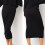 Sort højtaljet bodycon-nederdel til kvinder M 2
