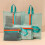 Smooth packing bags green organized suitcase set 4