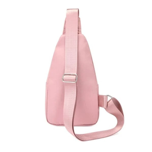 Women's sling backpack black travel bag 1