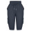 Women's Summer Plus Size Capris Elastic Wide-Leg Trousers 4