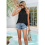 Schwarzes Tanktop in XXL mit Nackenband 5