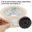 Tailor Tape Measure 150 cm Black Keychain Ruler 3