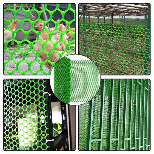 Plastic Garden Fence Netting Black Durable 1 Roll 1