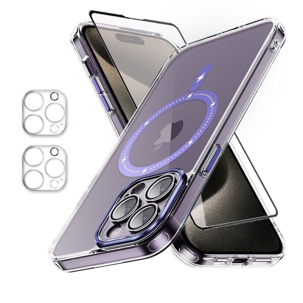Xhy Magnetic Iphone 15 Case Â Magsafe-Compatible, Clear, 9101399590286