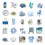 Luggage notebook decorative stickers 50 sheets 3