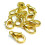 Necklace clasp gold plated 20-pack 2