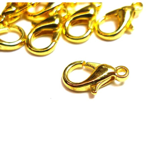 Necklace clasp gold plated 20-pack 2
