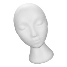 Hat display rack foam mannequin head 1 piece