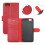 iPhone 6/6S leather wallet case with stand - red 6