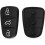 Car Key Shell Replacement for Hyundai Kia 3-Button 3