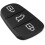 Car Key Shell Replacement for Hyundai Kia 3-Button 4
