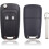 Car Key Case for Vauxhall Opel 2-Button Remote with Blade 4
