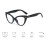 Γυαλιά ηλίου Cat Eye Blue Light Blocking Γυναικεία Διαφανή Φακοί Full Frame Διαφανή +2.75strength 7