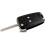 Car Key Case for Vauxhall Opel 2-Button Remote with Blade 6
