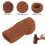 Knitted Chair Leg Socks Black 24pcs 3