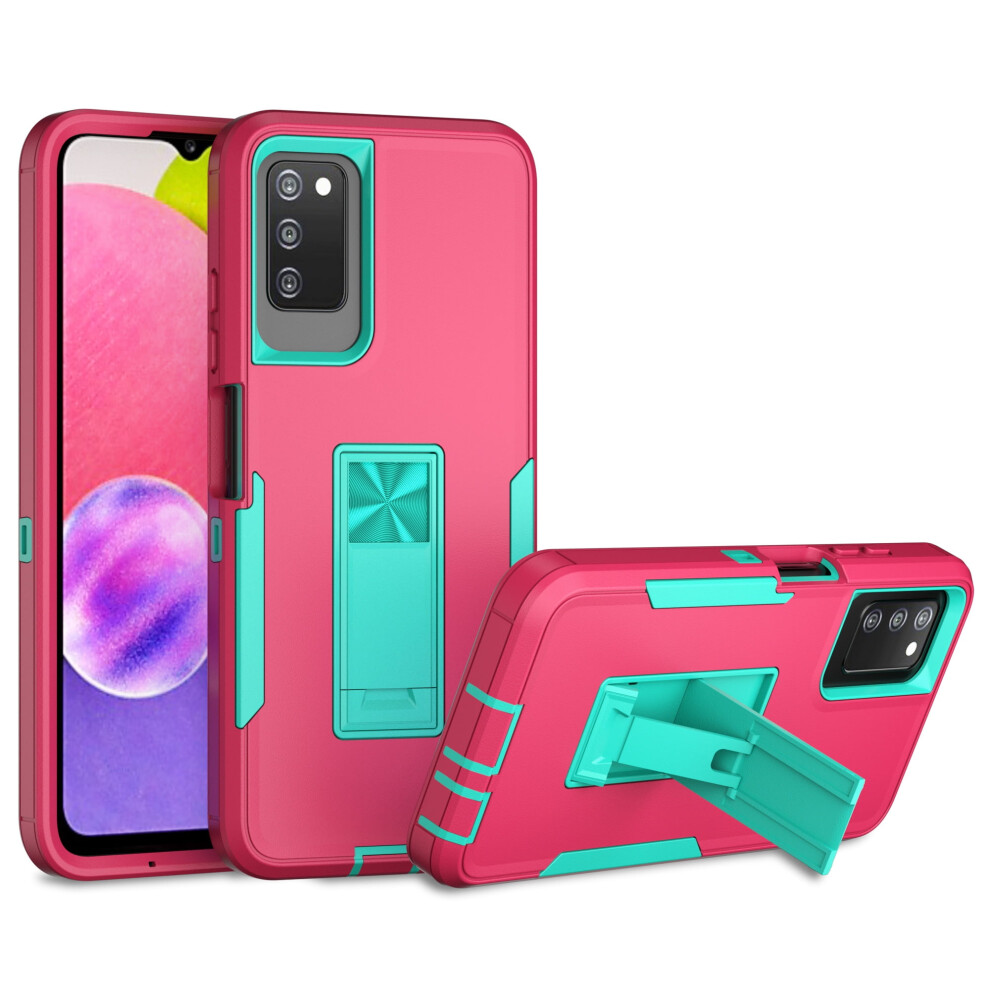 Samsung Galaxy A02s Case Rose Red Green Military Grade Green,Red 9101399590897