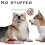 Interactive squeaky cigar dog toy 1 piece 4