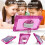 Samsung Galaxy Tab A9+ case rose red pink PC silicone 360 3
