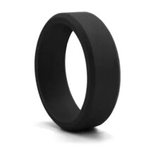 Unisex silicone ring antibacterial stainless steel size