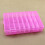 Transparent Plastic Storage Box for Embroidery Thread Pink 3