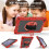 Samsung Galaxy Tab A9+ Case PC Silicone Red Black 360 5