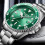 Men's Analog Wristwatch Metal Black 2