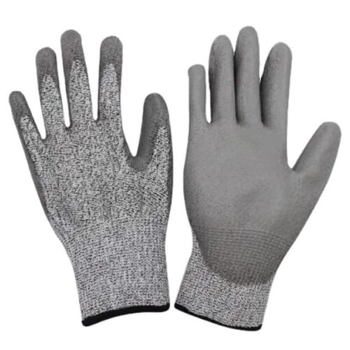 Gants anti-coupures Level5PU enduits, taille S, gris 2