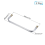 Metal Handbag Frame U-Shaped Inner Kiss Clasp 2pcs 5