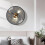 8 Inch Modern Wall Clock Silent Battery Operated 5
