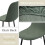 Scandinavian stretch chair covers turquoise 4-pack 2