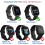 Kit com 4 capas e protetores de tela Diruite compatíveis com Fitbit Versa4/Sense2, proteção total em TPU macio e resistente a impactos HD. 2