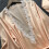 Damen-Freizeitpyjama-Set, beiges Langarmshirt und Hose, Größe S 5